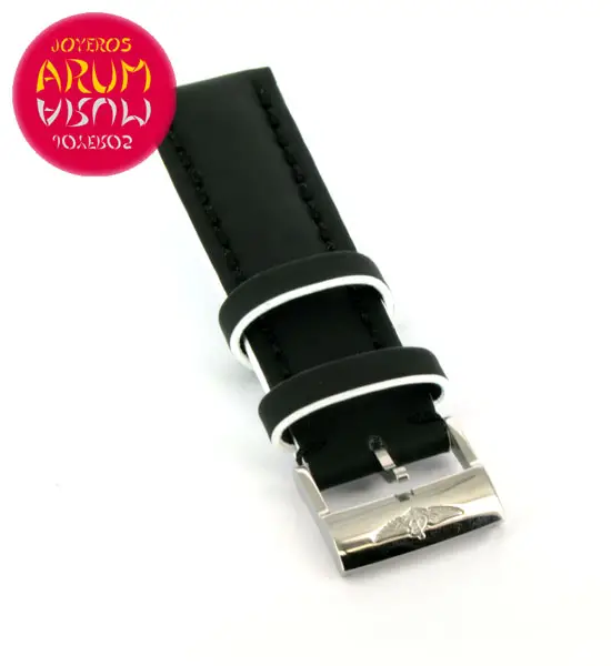 Breitling Strap Black Leaher 20 - 18 "SOLD"