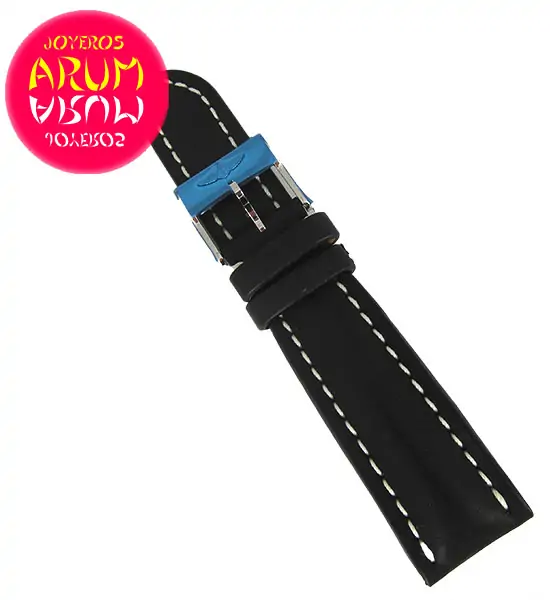 Breitling Strap Black Leather 24 - 20