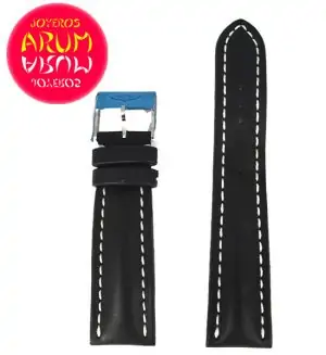 Breitling Strap Black Leather 24 - 20