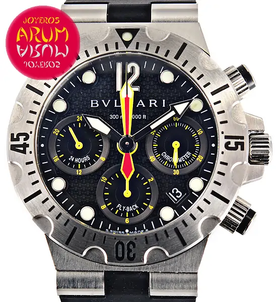 Bulgari Diagono Scuba ARUM Ref. 3353 "SOLD"