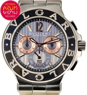 Bulgari Diagono Steel & Gold ARUM Ref. 3443 "SOLD"