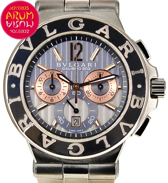 Bulgari Diagono Steel & Gold ARUM Ref. 3443 "SOLD"