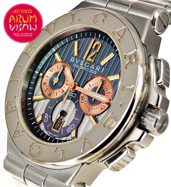 Bulgari Diagono Steel & Gold ARUM Ref. 3443 "SOLD"