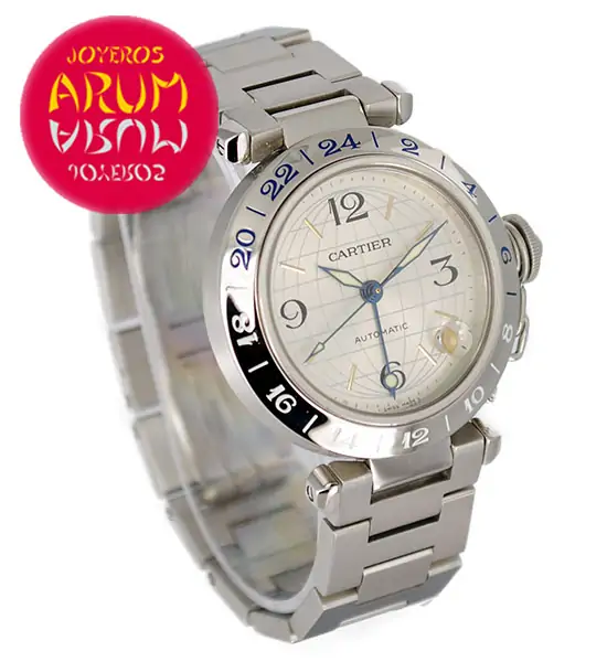 Cartier Pasha GMT ARUM Ref. 3323 "SOLD" Cartier Pasha GMT ARUM Ref. 3323 "SOLD"