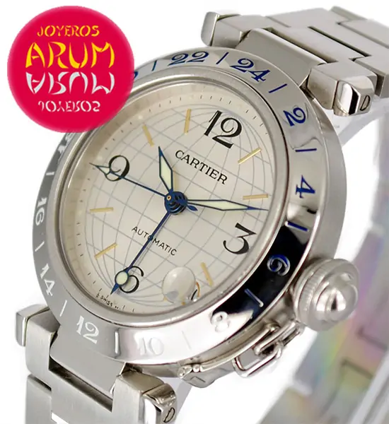 Cartier Pasha GMT ARUM Ref. 3323 "SOLD" Cartier Pasha GMT ARUM Ref. 3323 "SOLD"