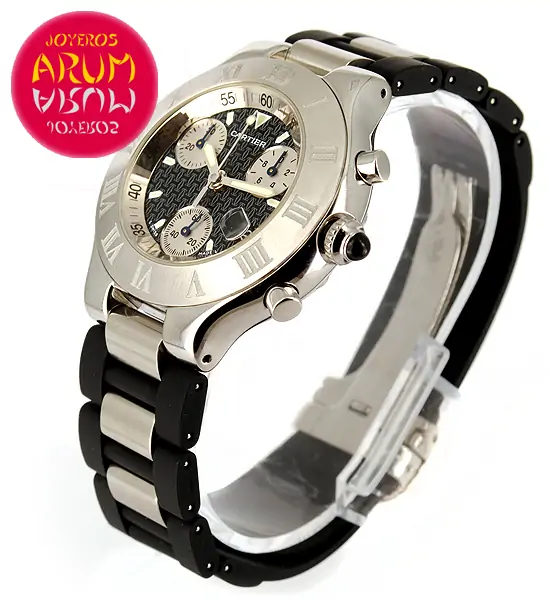 Cartier Chrornoscaph 21 ARUM Ref. 3084 "SOLD"