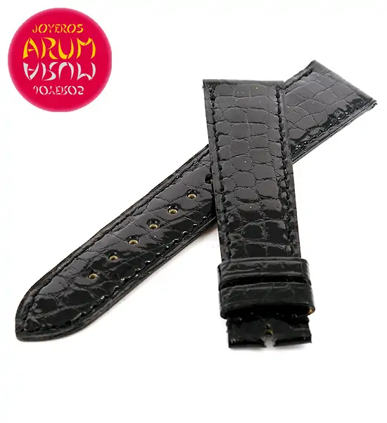 Cartier Strap Tank / Ronde Black Crocodile Leather 1AYEAC01