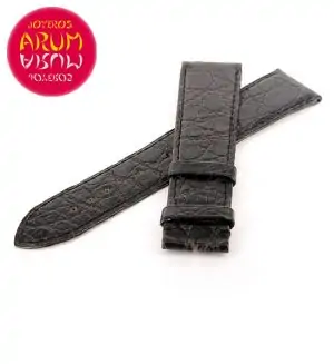 Cartier Strap Tank / Ronde Black Crocodile Leather