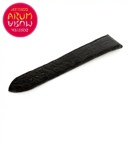 Cartier Strap Tank / Ronde Black Crocodile Leather
