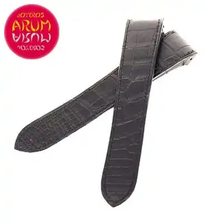 Cartier Strap Santos 100 Black Crocodile Strap KD1I4L04 "SOLD"