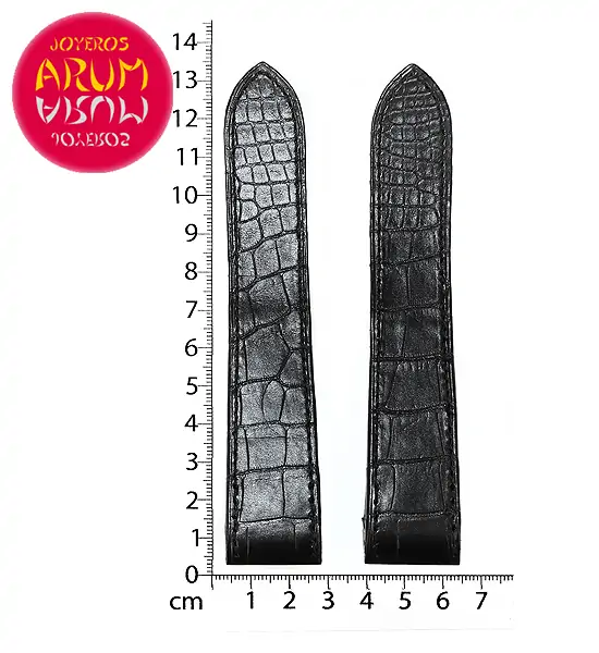 Cartier Strap Santos 100 Black Crocodile Strap KD1I4L04 "SOLD"