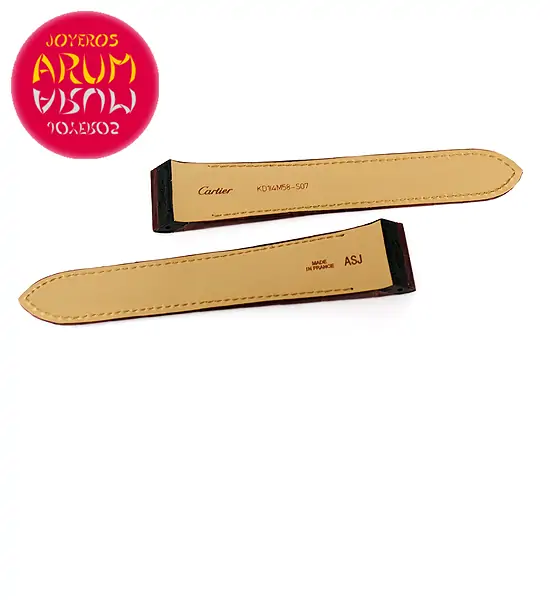 Cartier Strap Santos 100 Crocodile Brown Leather KD1I4M58
