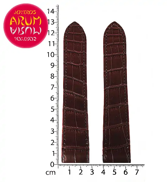 Cartier Strap Santos 100 Crocodile Brown Leather KD1I4M58