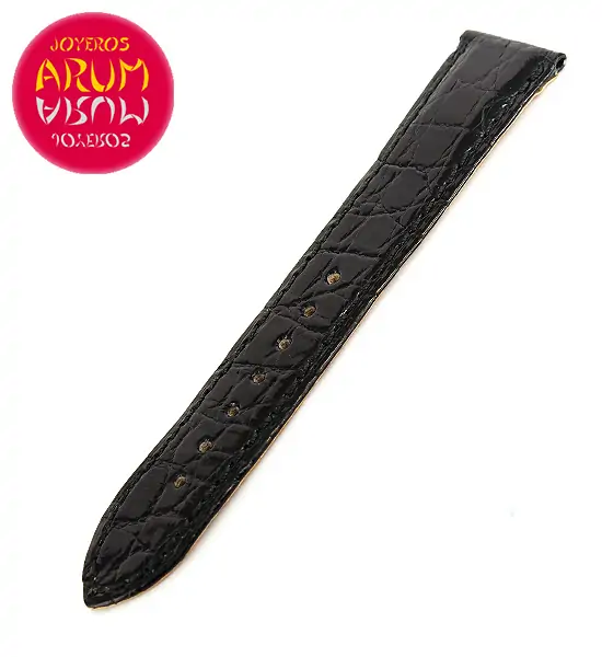 Cartier Strap Tank / Ronde Black Crocodile Leather KD25AE24