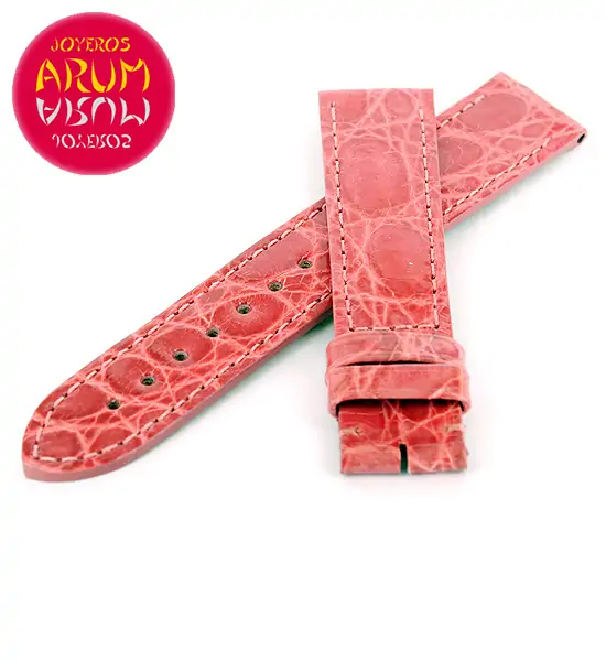Cartier Strap Tank / Ronde Pink Crocodile Leather KD25AE16