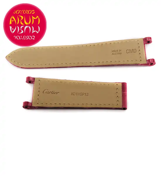 Cartier Strap Pasha Pink Crocodile Leather KD1HSP13