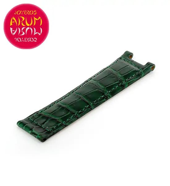Cartier Strap Pasha Green Crocodile Leather KD221L15 "SOLD"