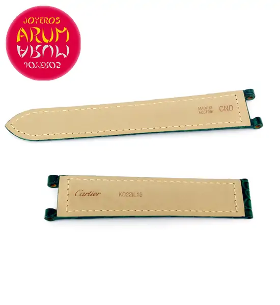 Cartier Strap Pasha Green Crocodile Leather KD221L15 "SOLD"