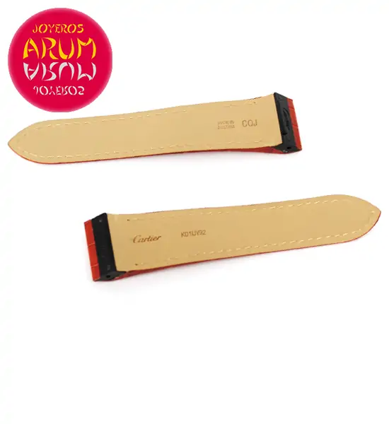 Cartier Strap Santos 100 Brown Crocodile Leather KD1IJY92 "SOLD"