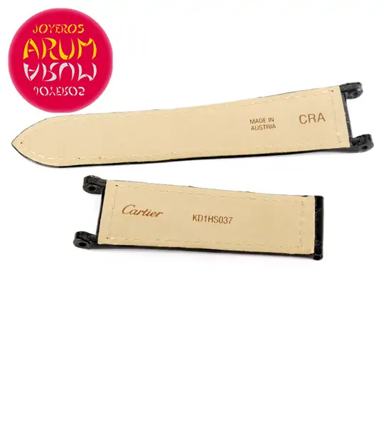 Cartier Strap Pasha Black Crocodile Leather KD1HS037