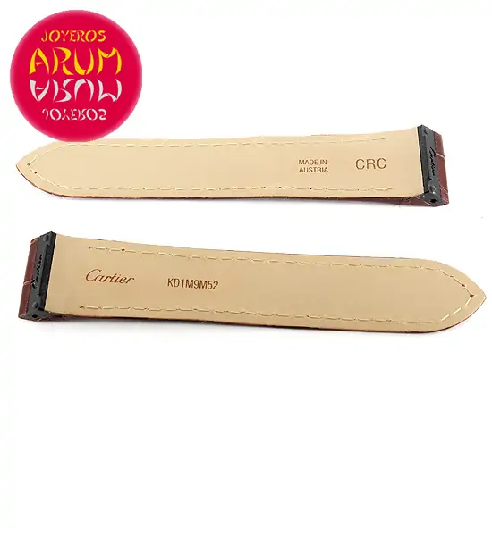 Cartier Strap Santos 100 Brown Crocodile Leather KD1M9M52 "SOLD"