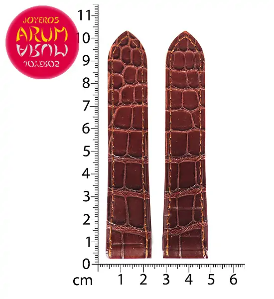 Cartier Strap Santos 100 Brown Crocodile Leather KD1M9M52 "SOLD"