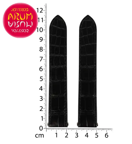 Cartier Strap Black Crocodile Leather 19 - 18 KD68JK97 "SOLD"