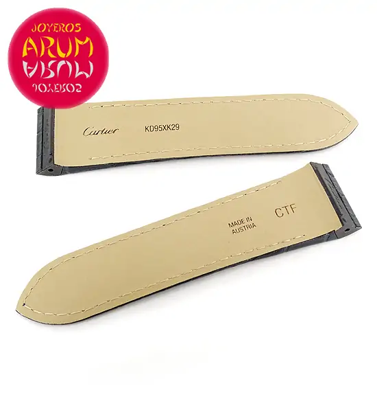 Cartier Strap Santos 100 Blue Crocodile Leather KD95XK29 "SOLD"