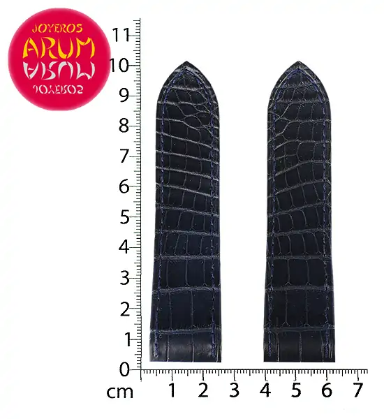 Cartier Strap Santos 100 Blue Crocodile Leather KD95XK29 "SOLD"