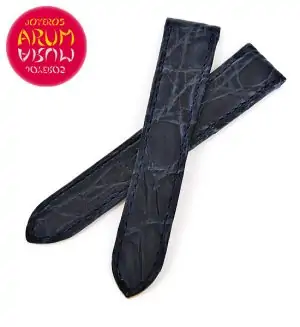 Cartier Strap Caiman Blue Leather 16 - 14 RAC133