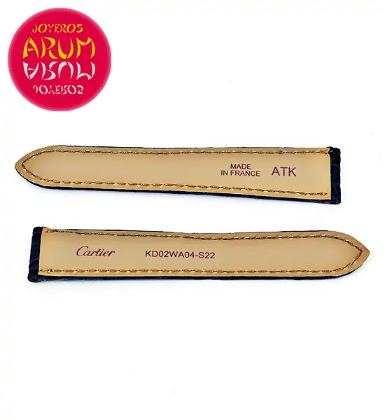 Cartier Strap Caiman Blue Leather 16 - 14 RAC133