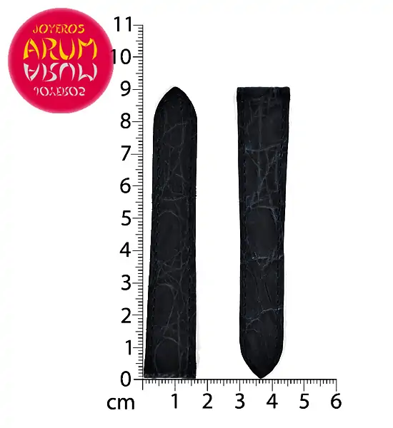 Cartier Strap Caiman Blue Leather 16 - 14 RAC133