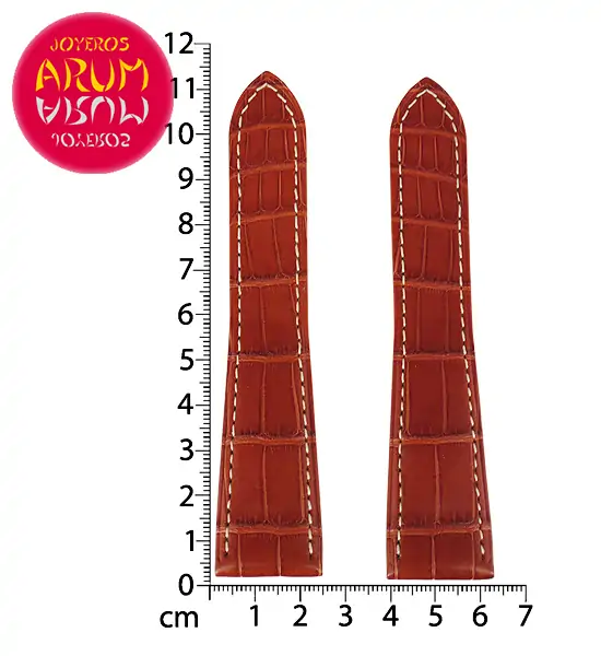 Cartier Calibre Strap Brown Crocodile Leather 24 - 18 RAC35 "SOL