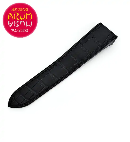Cartier Strap Santos 100 Black Crocodile Leather 24 - 21 RAC75 "