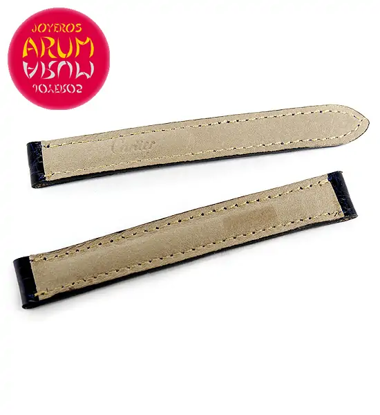 Cartier Srap Must Blue Leather 12 - 12 "SOLD"