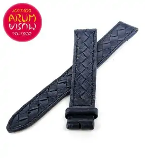 Cartier Must Strap Blue Woven Leather 15 - 14