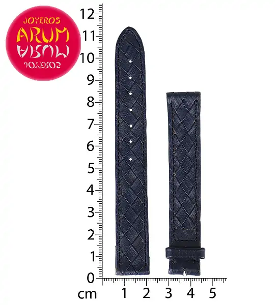 Cartier Must Strap Blue Woven Leather 15 - 14
