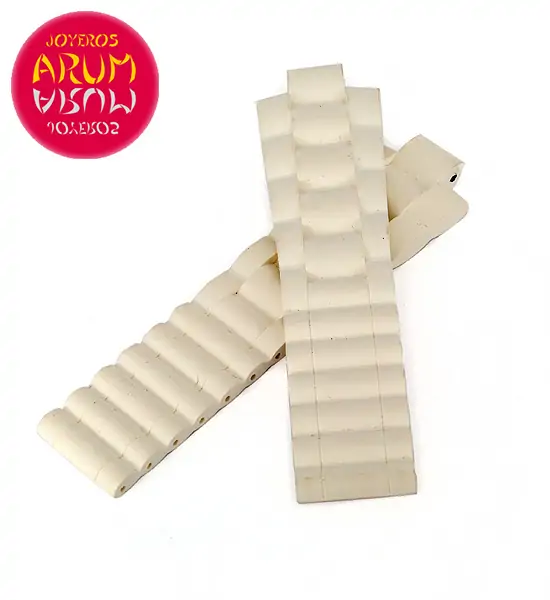 Z Chaumet Strap White Rubber 24 - 20 RAC9 "SOLD"