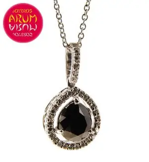 White Gold Pendant Brilliants 1.38 cts. RAJ373 "SOLD"