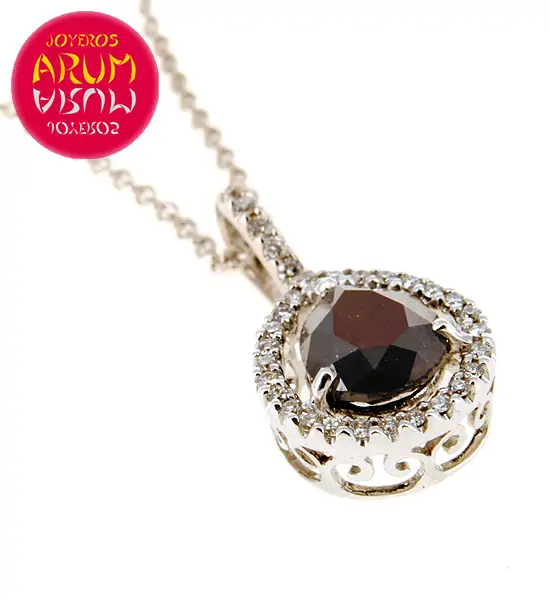 White Gold Pendant Brilliants 1.38 cts. RAJ373 "SOLD"