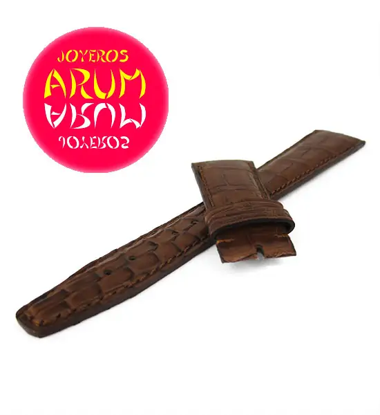 Z IWC Strap Brown Cocodrile Leather Deployant 20 - 16 A20081 "SO