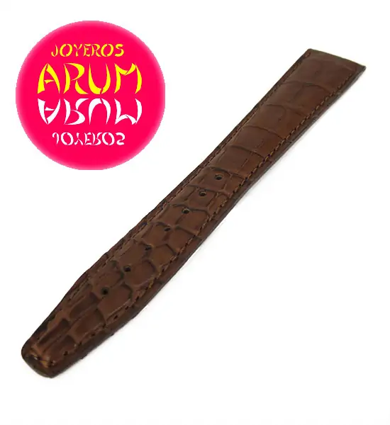 Z IWC Strap Brown Cocodrile Leather Deployant 20 - 16 A20081 "SO