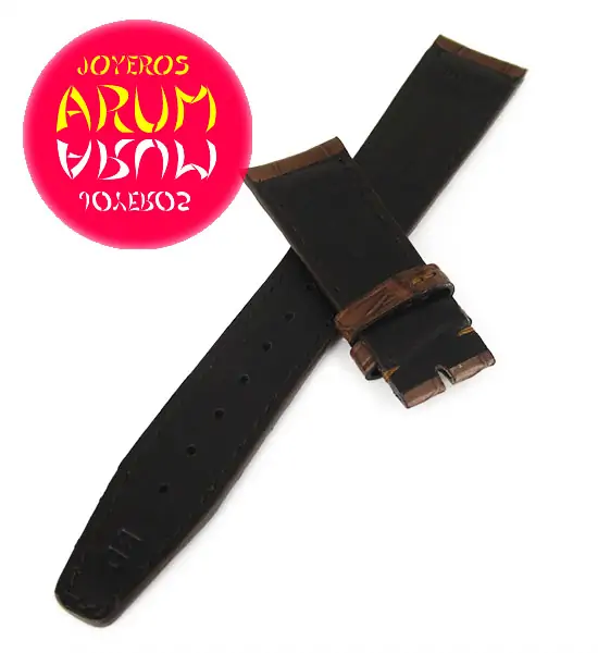 Z IWC Strap Brown Cocodrile Leather Deployant 20 - 16 A20081 "SO
