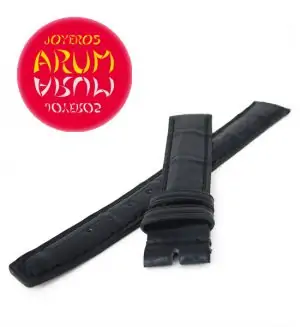 Z IWC Strap Blue Cocodrile Leather 16 - 14 36057 "SOLD"