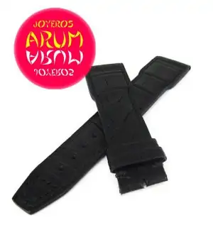 Z IWC Strap Black Cocodrile Leather 21 - 18 A59207 "SOLD"