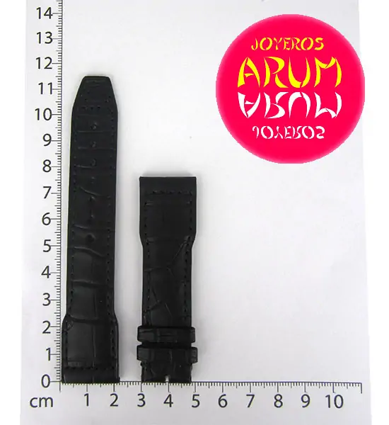 Z IWC Strap Black Cocodrile Leather 21 - 18 A59207 "SOLD"