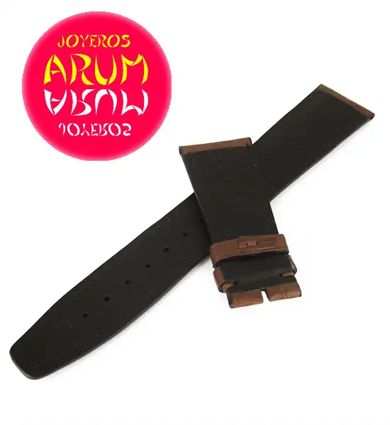 Z IWC Strap Brown Cocodrile Leather Deployant 22 - 18 78985 "SOL
