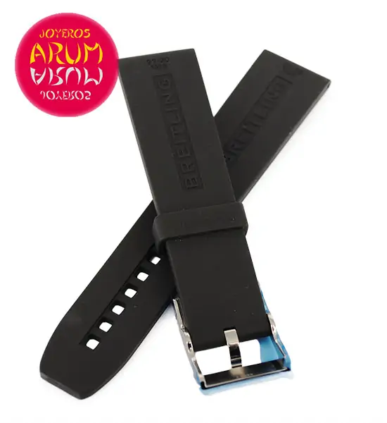 Breitling Strap Black Rubber 22 - 20 "SOLD"