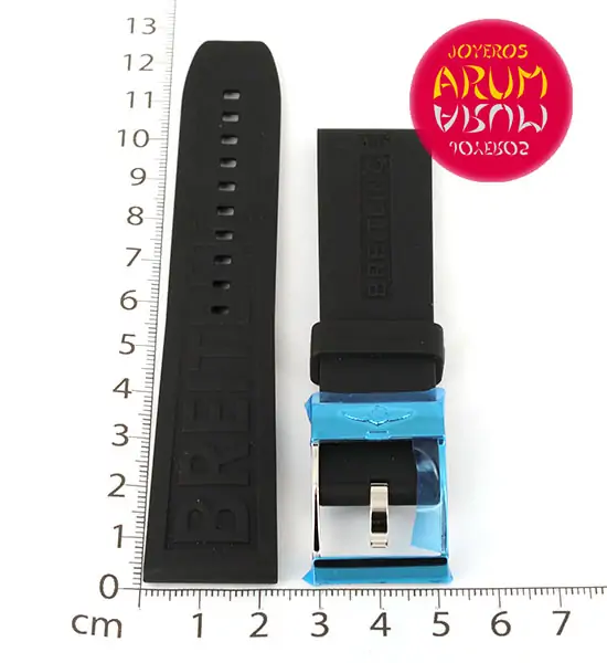 Breitling Strap Black Rubber 22 - 20 "SOLD"