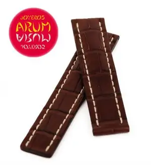 Breitling Strap Brown Crocodile Leather 22 - 20 "SOLD"